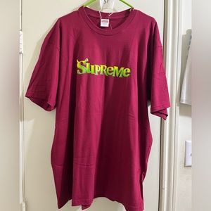 COPY - Brand New Supreme Cardinal Red Shrek shirt size XL